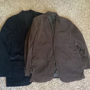 2 men’s corduroy blazers XL